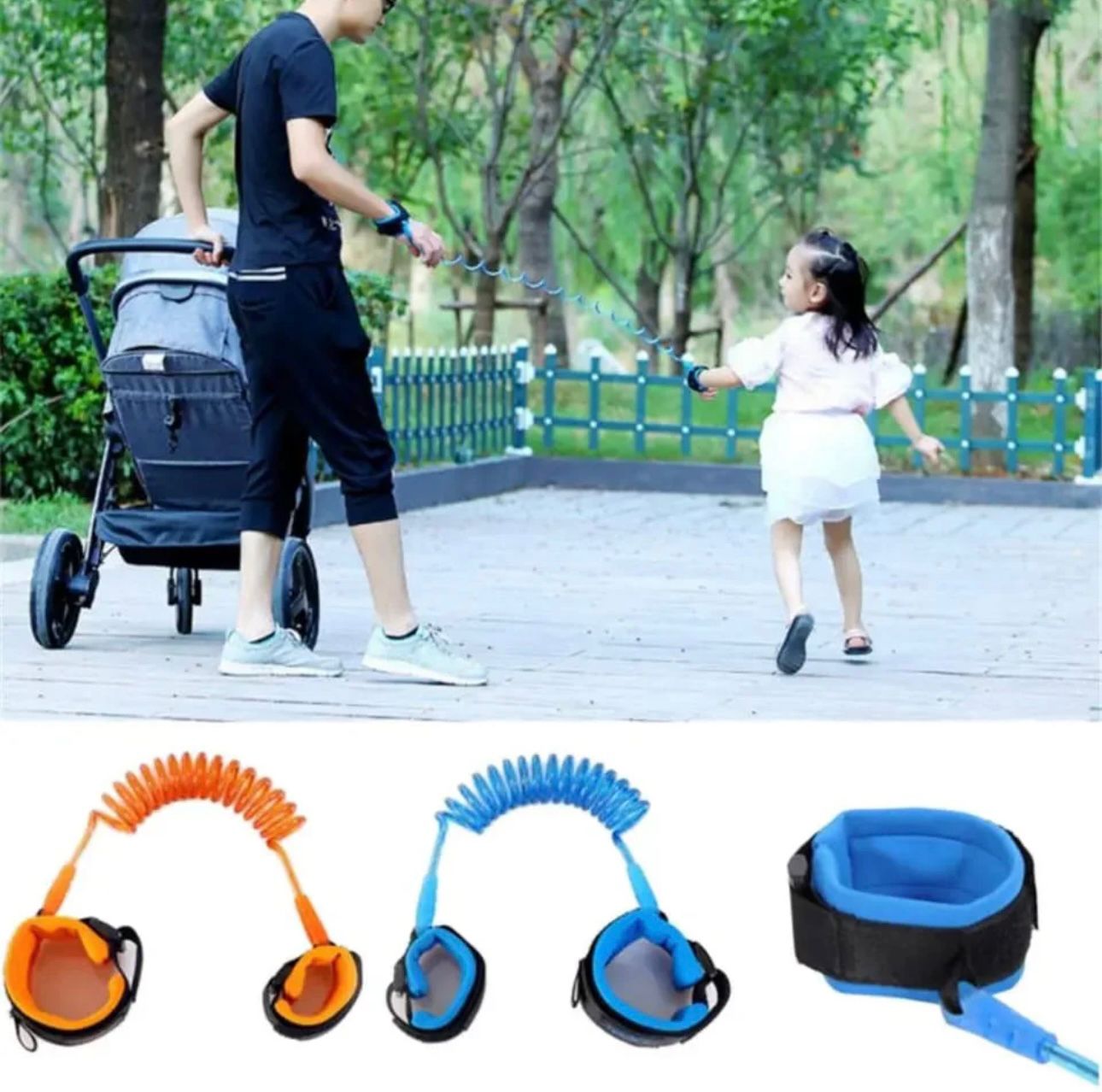 Child Anti-Lost Wrist-Band, Toddler Kids Baby Safety Walking Harness