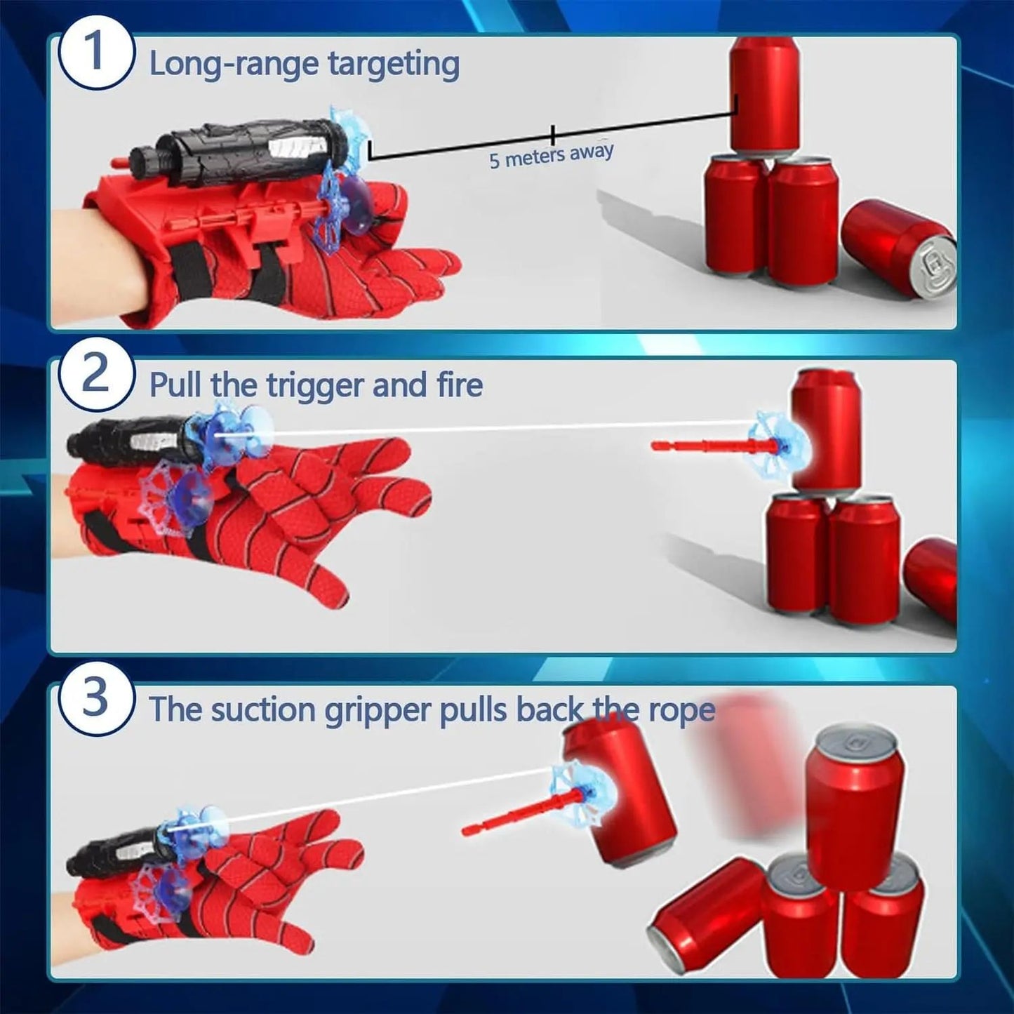 Spideman Web Shooter for Kids manual
