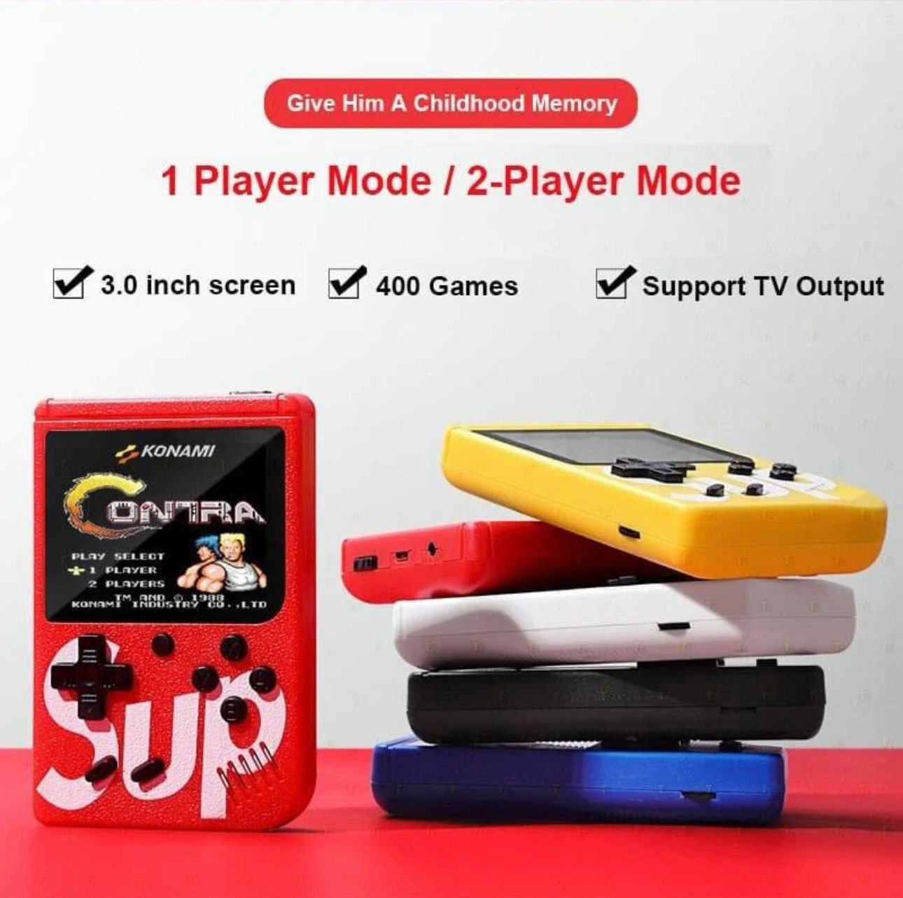 SUP 400 in 1 Double Player and single player both Retro Game Box