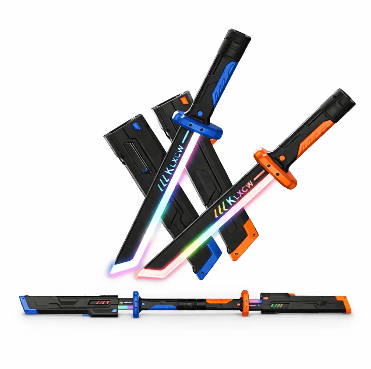 Spark Light Smoke Colorful Glowing Light Smoke Sword Toy