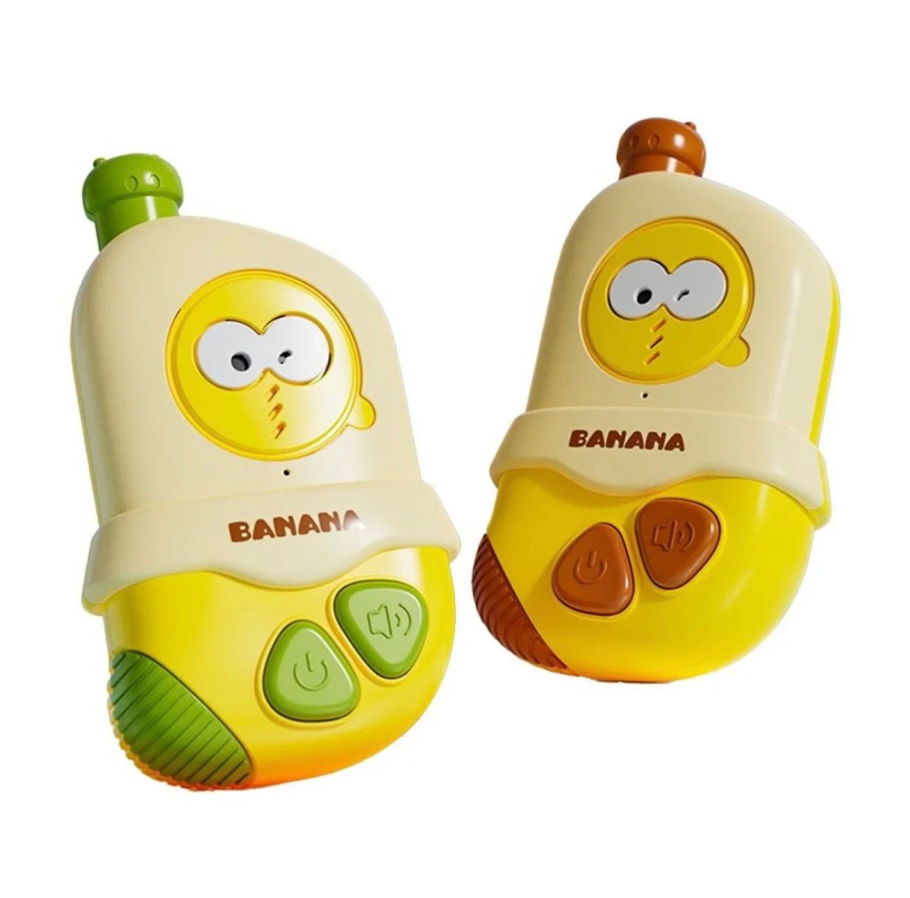 Cute Lijia Kids 2-Piece Yellow Walkie Talkie Set Long Range