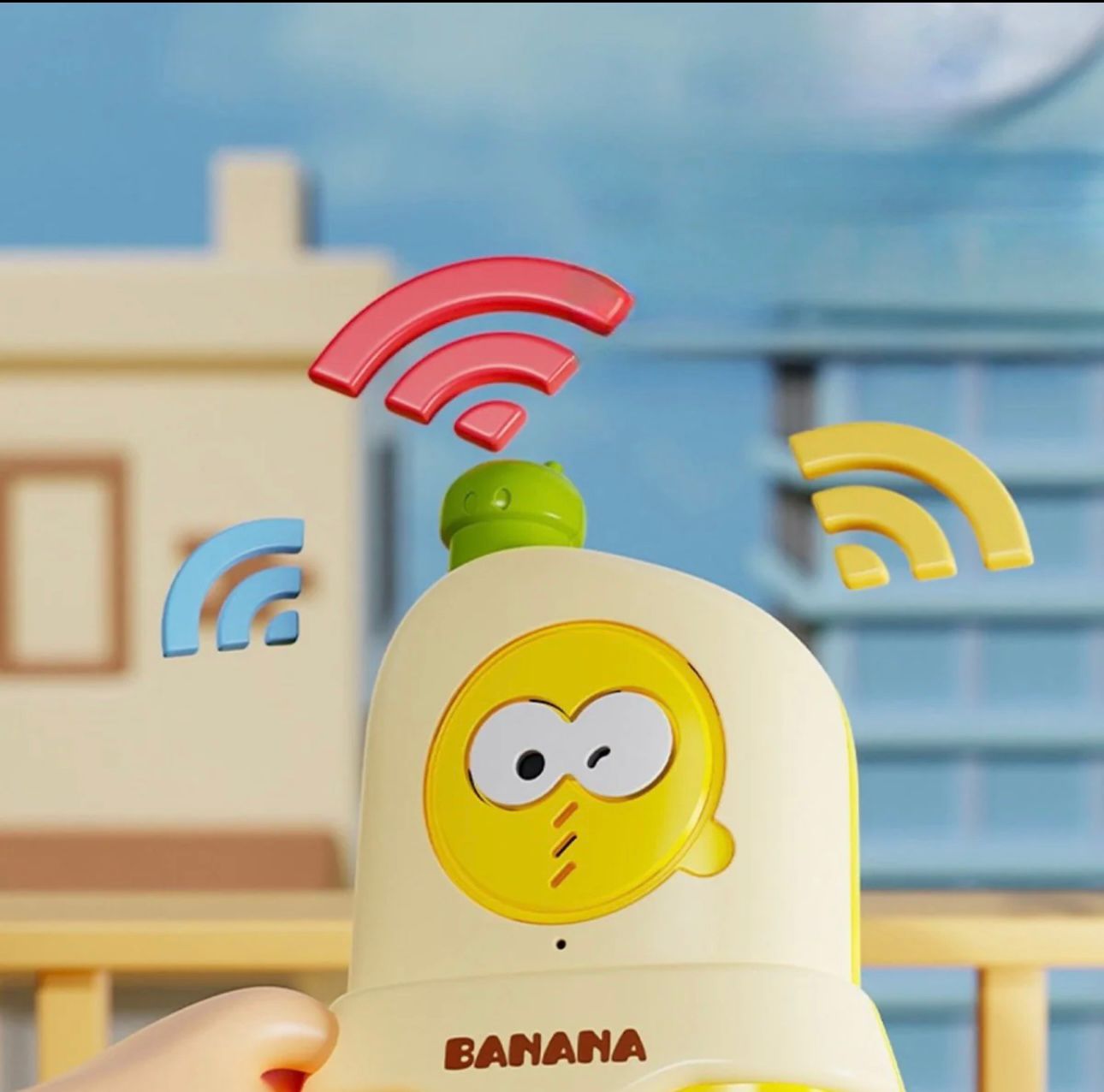 Cute Lijia Kids 2-Piece Yellow Walkie Talkie Set Long Range