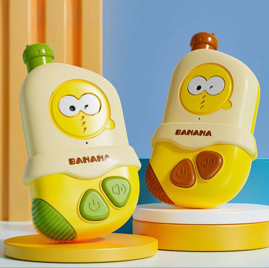 Cute Lijia Kids 2-Piece Yellow Walkie Talkie Set Long Range